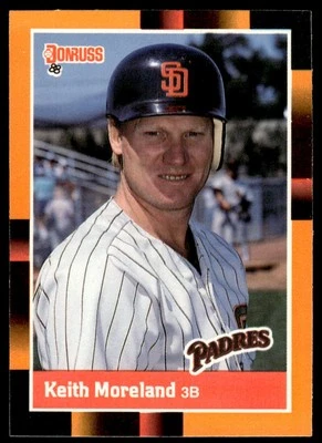 1988 Donruss Baseball's Best #266  Keith Moreland   San Diego Padres - Image 1 of 2