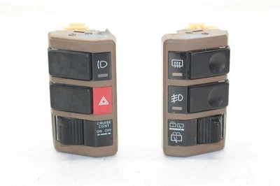 84-87 Nissan 300ZX Z31 Pair of Brown Dash Switch Pods — 第 1/4 张图片