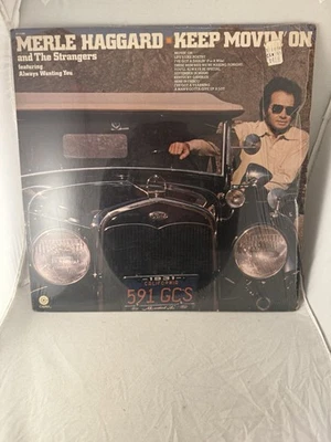 Merle Haggard - Keep Movin' On (1975, Vinyl LP) “Always Wanting You” Near Mint - Image 1 of 4