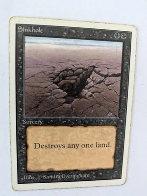 Sinkhole Unlimited MTG Exc Free shipping with trcking - Image 1 of 2
