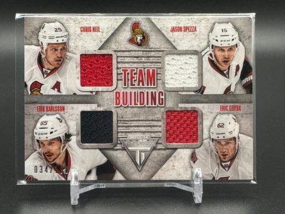 2013-14 Titanium #TB-DET Zetterberg Howard Franzen Datsyuk /100 MEM Detroit - Imagem 1 de 2