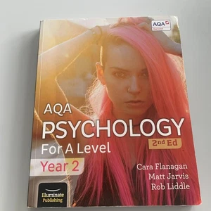 AQA A Level Psychology Textbook Flanagan Jarvis Liddle - Picture 1 of 1