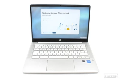 HP Chromebook 14a-na0503sa 14" FHD Intel Celeron N4020 4GB RAM 64GB eMMC Chrome - Image 1 of 4