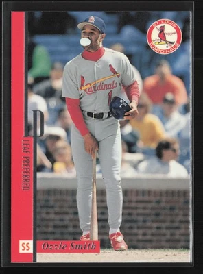 1996 Leaf Preferred #31 Ozzie Smith St. Louis Cardinals - Image 1 of 2