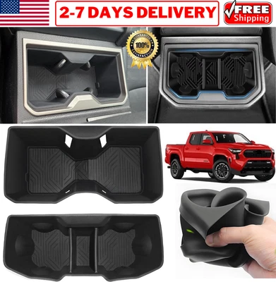 Inserto portavasos automático para camioneta Toyota Tacoma consola central delantera reposabrazos trasero Foto 1 de 4