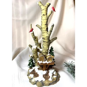 Dept 56 Villaggio grappolo di betulle con due cassette postali 52631  - Foto 1 di 7