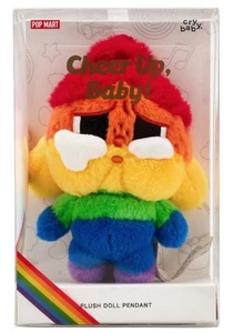 Pop Mart - Crybaby Cheer Up Baby Plush Doll Pendant - Rainbow - New - Imagen 1 de 3