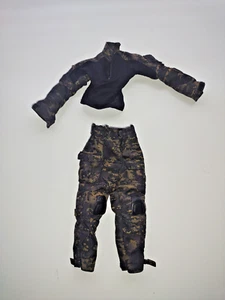 1/6 Scale Mini Times toys M013 Crye Precision Multicam Black Combat Shirt Pants - Picture 1 of 6