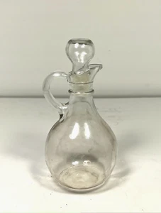 Anchor Hocking Presence Clear Glass Bulbous 10 oz Cruet & Stopper - Picture 1 of 1