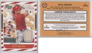 2021 Panini Donruss Retro 1987 Materials Red /99 Nick Senzel #87M-NS