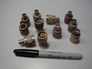 2 ea. Coax Adapter: N(M) to BNC(F), Mil Spec UG-201A/U, Silver plated Handy! - Picture 1 of 1