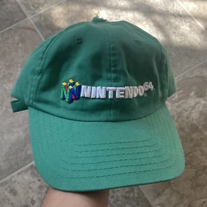 VTG Green NINTENDO 64 N64 90s FUNTASTIC Promotional Hat Nintendo Power RARE - Picture 1 of 5
