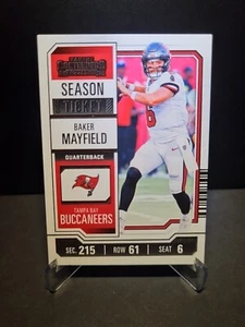 BAKER MAYFIELD TAMPA BAY BUCCANEERS NFL PANINI CONTENDERS 2023 TRADING CARD - Picture 1 of 2
