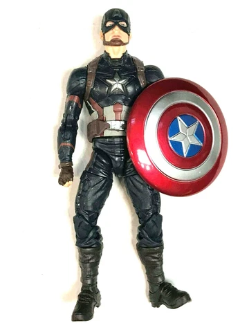 Marvel Legends Captain America 6” MCU Studios 10 Years Civil War Movie 2-Pack Cover