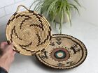 African coiled basket 15" tribal wedding design wall hanging