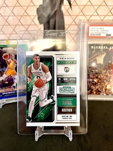 ⭐️ JAYSON TATUM 2018 CONTENDERS SEASON TICKET #23 CELTICS CARD 🔥 WHITE JERSEY - Picture 1 of 2