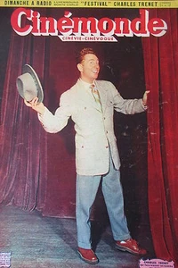 CINEMA CHARLES TRENET JEAN CABINET STARS IN CARS N° 864 CINEMA WORLD 1951 - Picture 1 of 1