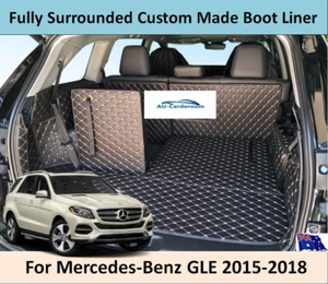 Fits Mercedes-Benz GLE W166 2015-2018 Custom Made Cargo Trunk Mats Boot Liner - Picture 1 of 11