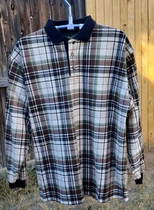 Men's Long Sleeve Plaid Shirt, Quality, Medium  - Picture 1 of 4