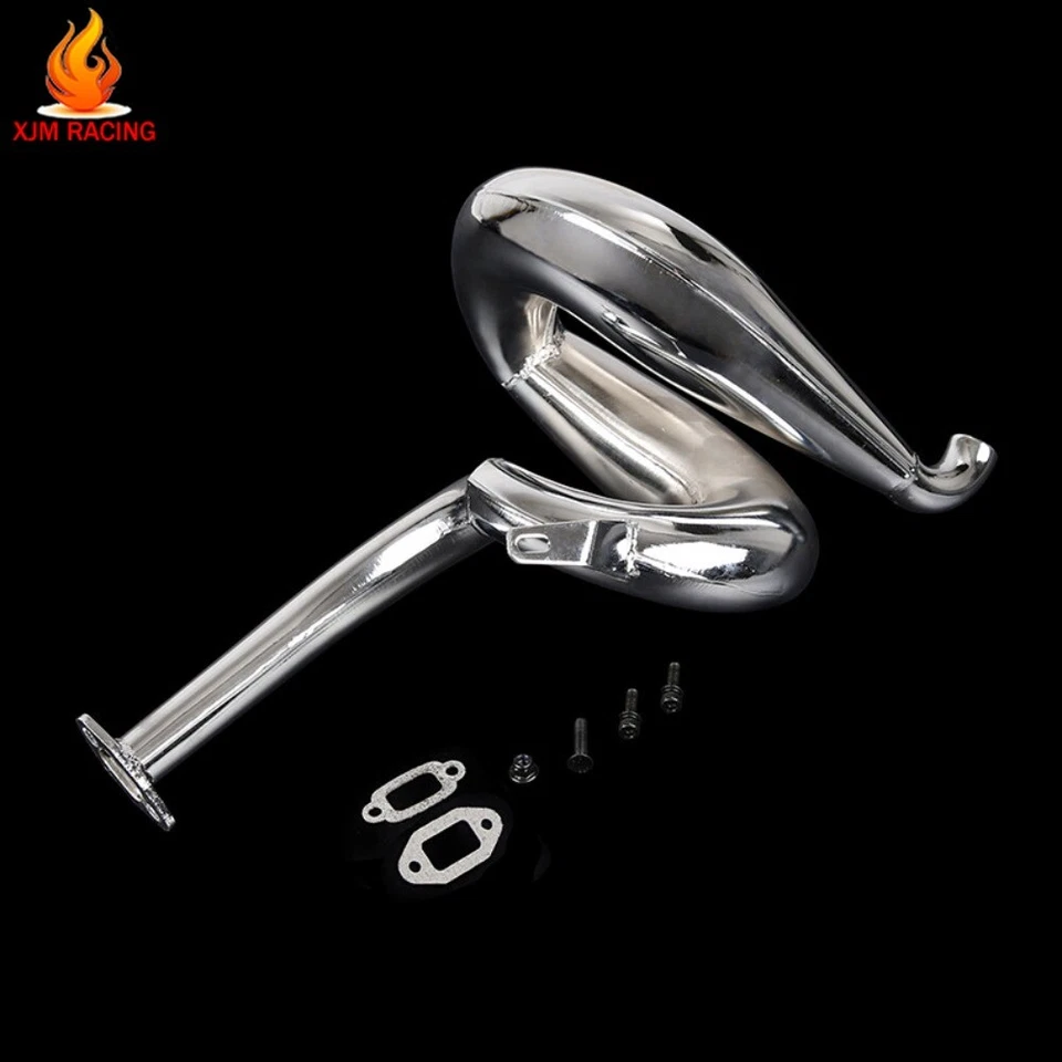 23-45CC Engines Exhaust Pipe For 1/5 HPI RV KM Redcat Gopad BAJA 5B 5T 5SC Parts - Image 1 of 4