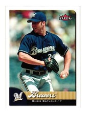 2007 Fleer #157 Chris Capuano Milwaukee Brewers