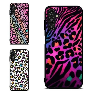 Flexible For Samsung S25 S24 S23 S21 S22 FE Ultra rainbow Leopard Jaguar Panther - Picture 1 of 25