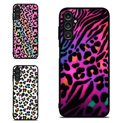 Flexible For Samsung S25 S24 S23 S21 S22 FE Ultra rainbow Leopard Jaguar Panther - Image 1 of 4