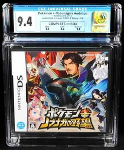 CGC 9.4 CIB Pokemon Nobunaga's Ambition Japanese 2012 Graded NDS JPN - Picture 1 of 2