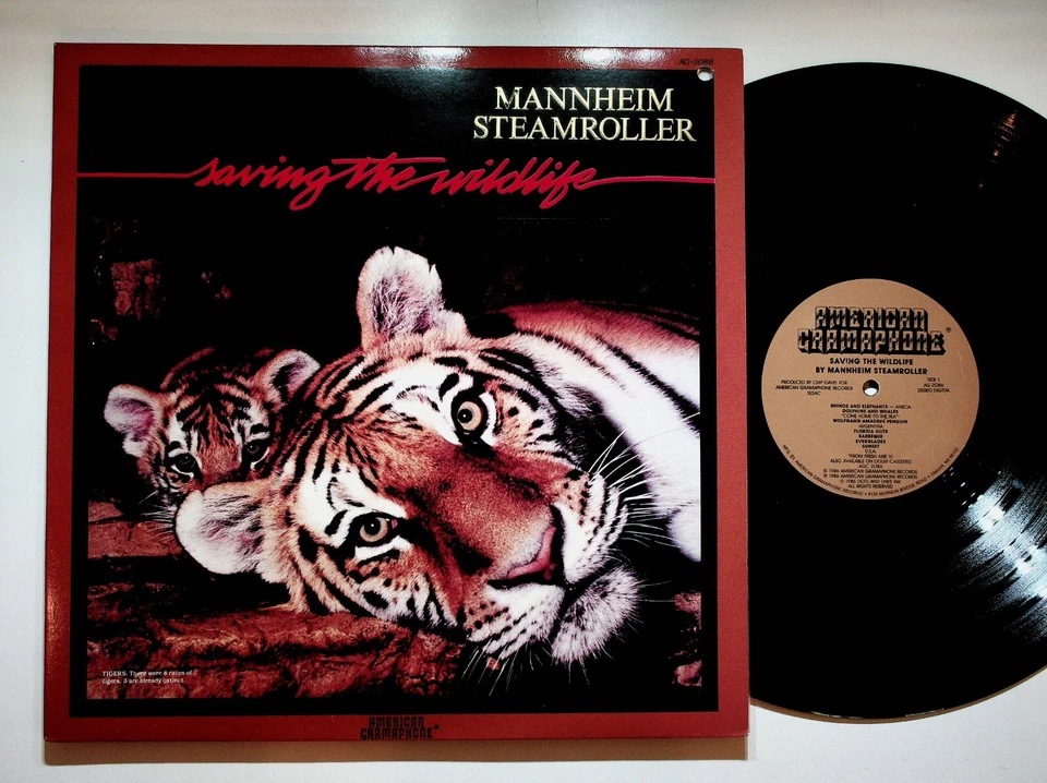1986 Mannheim Steamroller Saving The Wildlife Vinyl LP Record Gatefold VG+ - Image 1 of 4