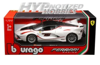 BBURAGO 1:24 FERRARI FXX K WHITE DIE-CAST WHITE 18-26301 - Image 1 of 4