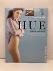 HUE Clear Control Pantyhose Size 1 Tan Style #5972 Sheer Leg Control Top NEW