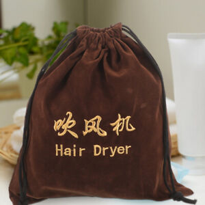  3 Pcs Travel Hair Drawstring Bag Accessory Bags Dryer Storage