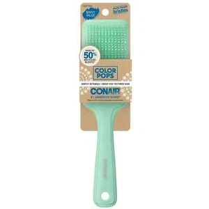 Conair Color Pops Detangling All Purpose Hair Brush, Mint Green - Picture 1 of 3