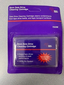 Vtg Read Right RR 256 8mm Data Drive Cleaning Cartridge New Old Stock USA - Afbeelding 1 van 2