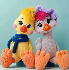 Goose and Drake Amigurumi Crochet Pattern PDF – Quick & Easy DIY Guide - Picture 1 of 6