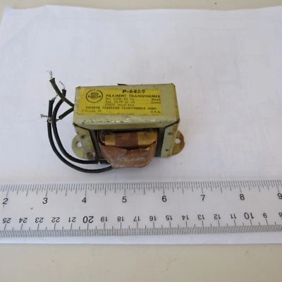 RADIOAFICIONADO PEQUEÑO FILAMENTO TRANSFORMADOR 6.3V 12.6V 24V 25.2V 26.8V Foto 1 de 4