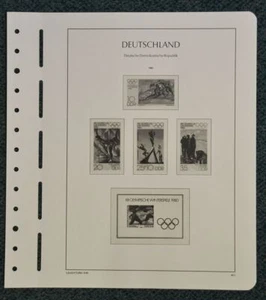 LEUCHTTURM Vordrucke DDR 1980/84 SF gebraucht, neuwertig (Z609) - Bild 1 von 1