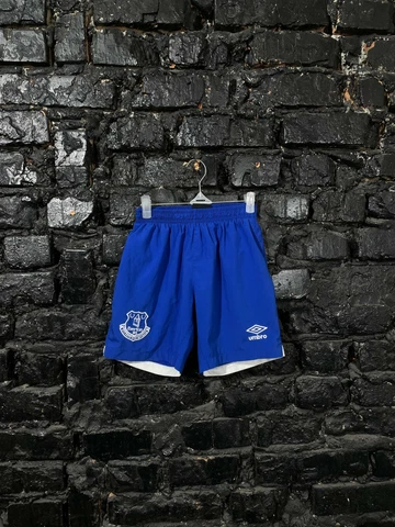 Everton Football Shorts Blue Umbro Polyester Young Size S Cover