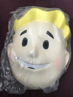 Pax West 2018 Fallout 76 Vault Boy Mask NEW Bethesda Quakecon Gamescom Halloween - Image 1 of 2