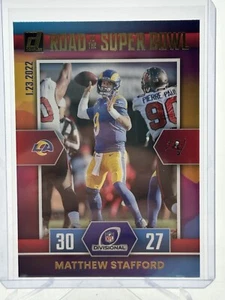 2022 Donruss #DR-MS Matthew Stafford Road to the Super Bowl Divisional Round - Picture 1 of 2