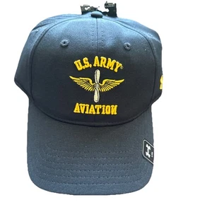 Under Armour U.S. Army Aviation Fitted Large / X Large Cap Hat College New - Picture 1 of 3