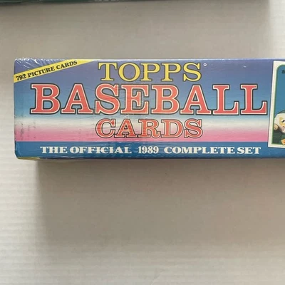 Tarjetas de béisbol Topps 1989 792 tarjetas con imagen JUEGO COMPLETO OFICIAL SELLADO Foto 1 de 4