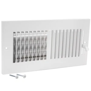 10 x 4 Pollici (Apertura Condotto) Coperchio di Ventilazione per Parete o Soffitto, Valvola Bidirezionale... - Foto 1 di 6