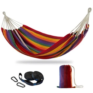 Brazilian Double Hammock with Tree StrapsExtra Large 240x160cm2 Persons Hammo... - Picture 1 of 6