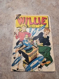 Willie Comics #6 Comic Marvel Timely 1946 Jeanie Golden Age Humor RARE - Picture 1 of 12