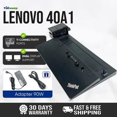 Lenovo ThinkPad Pro Docking Station USB 3.0 Port Replicator SD20F82751 w/90W PSU - Image 1 of 4