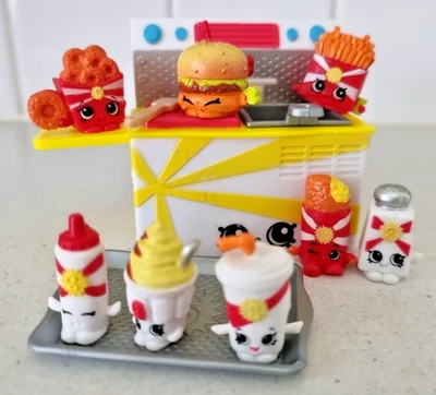 Shopkins Season 3 Food Fair - Fast Food Collection Complete Set inc 8 Exclusives - image 1 of 4