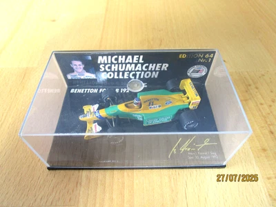 Michael Schumacher Collection 1:64 1. Formel 1 Sieg Spa 1992 Edition 64 Nr. 1 - Bild 1 von 4