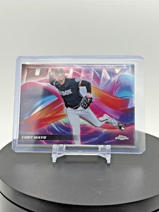 2025 Topps Chrome Baseball Coby Mayo Helix Rookie Orioles RC SSP CASE HIT 🔥🔥🔥 - Picture 1 of 3