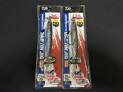 C Neu Daiwa Shore Spartan Dirty Jig 90g 14cm 2er Set der gleichen Farbe 【UV - Bild 1 von 4